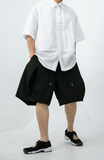 Oblique Skirt Half Pants