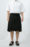 Oblique Skirt Half Pants