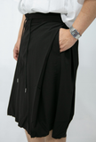 Oblique Skirt Half Pants