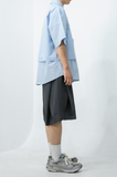 Oblique Skirt Half Pants