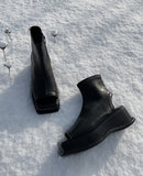 Open Toe Platform Span Boots