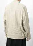 PK Half Open Linen Shirt