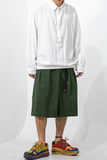 PK Half Open Linen Shirt