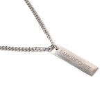 LAMODE LETTERING NECKLACE