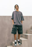 TYE-DYED CARGO POCKET SHORT PANTS