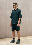 PAISLEY JAQUARD OVERSIZED HALF SHIRTS