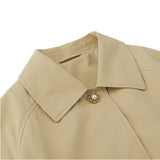 Custom button trench coat 001