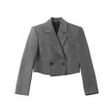 Overfit double short jacket 004