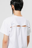 Back slit t-shirt