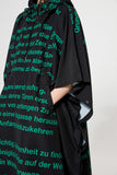 Lettering poncho