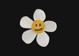Flower Dot Embroidery Hood Clip Short Sleeve Tee