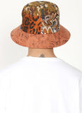 Pattern Mixed Bucket Hat