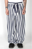 Oversized Stripe Cotton Pants