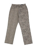 Leopard Washed Cotton Pants