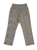Leopard Washed Cotton Pants