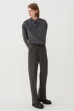 Open Slit Wide Trousers