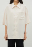 Big Collar Half Shirt