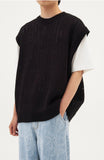 Punching Knit Vest