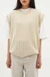 Punching Knit Vest