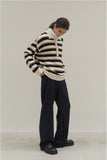 Llama Wool Striped Polo