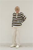 Llama Wool Striped Polo