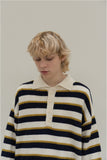 Llama Wool Striped Polo