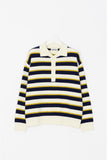 Llama Wool Striped Polo