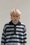 Llama Wool Striped Polo