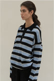 Llama Wool Striped Polo