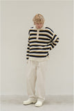 Ecru Cotton Belted Trousers