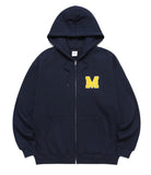 M LOGO FULL-ZIP HOODIE