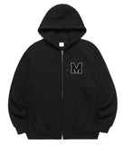 M LOGO FULL-ZIP HOODIE