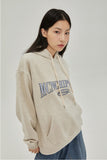 Vintage arch-logo hoodie