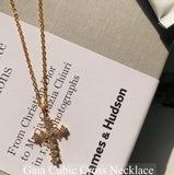 Gaia Cubie Cross Necklace