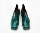 LMMM GREEN CHELSEA BOOTS