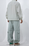 Two-way Nylon Wide String Pants