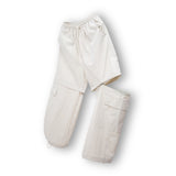 Two-way Nylon Wide String Pants