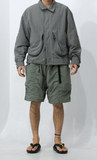 Two-way Solid Pocket Nylon Jacket