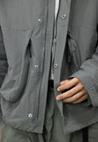 Two-way Solid Pocket Nylon Jacket