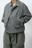 Two-way Solid Pocket Nylon Jacket