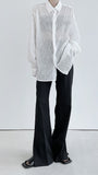 Wave Pleated Shirt
