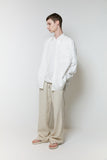 Linen Banding Wide Pants