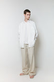 Linen Banding Wide Pants