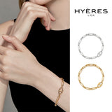 Heriter silver link bracelet
