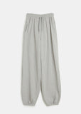 Balloon wide shape jogger pants Fleece