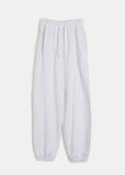 Balloon wide shape jogger pants Fleece